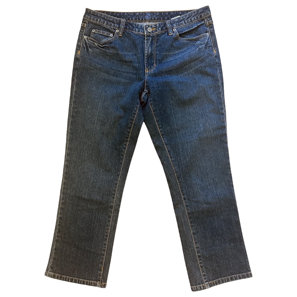 Tommy Hilfiger Cropped Denim Jeans Pants Dungarees Excellent Branded Condition